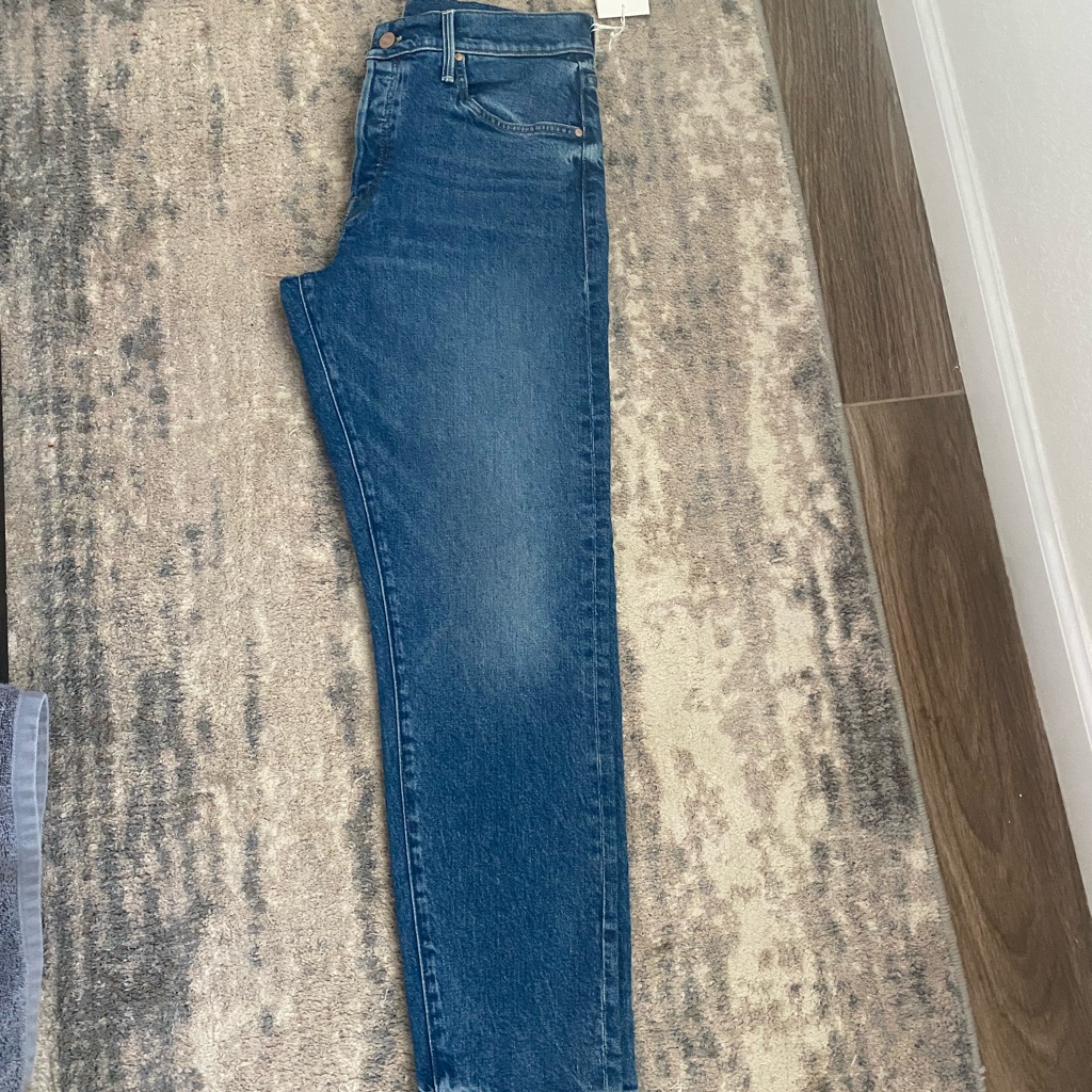 Nwt Mother The Stinger Flood In Crate Digger Wash Denim Jeans
